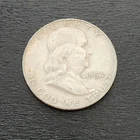1954-S 50C Ben Franklin Half Dollar