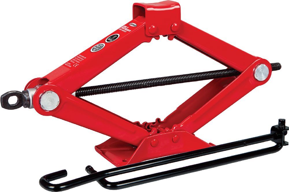 Cric A Pantografo Con Manico 1t