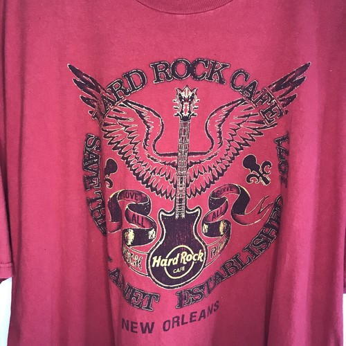 Vintage Hard Rock Cafe T Shirt Save The Planet New Orleans XXL 100% Cotton - Picture 2 of 7