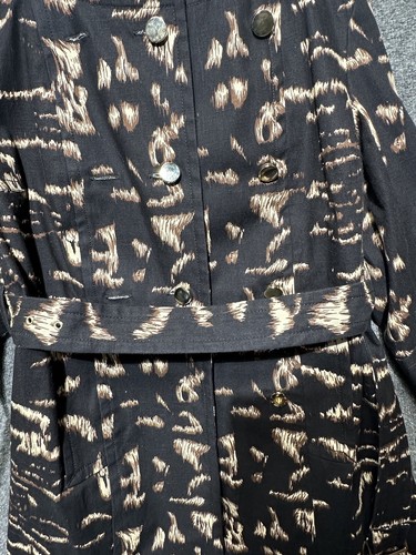 Marc By Marc Jacobs Cotton Milliatary Coat Sz M Black - Picture 3 of 9