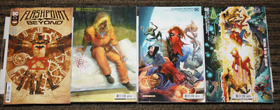 DC Flashpoint Beyond #4 FOUR COVER SET - A, B & 1:25 Cheung & 1:50 Manapaul Var