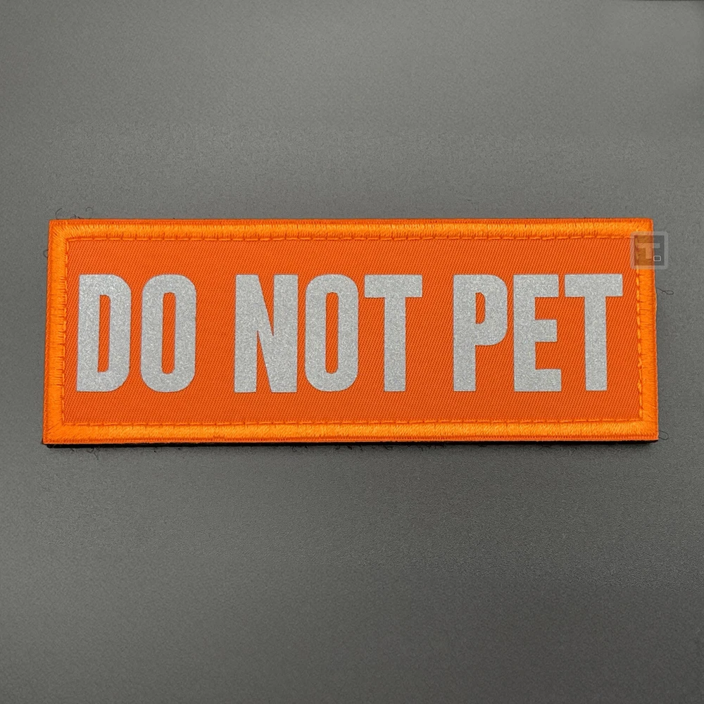 Dog Harness Patch Hook & Loop Canine K9 Vest Warning Badge Tactical Pet Labels