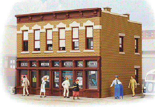 ho scale assembled buildings