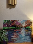 20x16 POND RIVER LAKE TREE WOODS FOREST JOSE TRUJILLO — photo 2