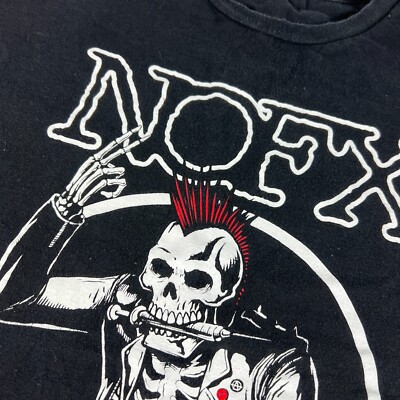 NOFX Punk Rock Band 30th Anniversary Shirt Fits Large Black