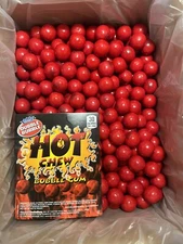 Dubble Bubble Hot Cinnamon Chews Gumballs One Inch Bulk Gum 1LB 3LB 4LB 5LB