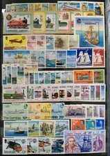 Worldwide Transport Stamp Collection MNH - Each Lot: 15 Sets from 15 Countries