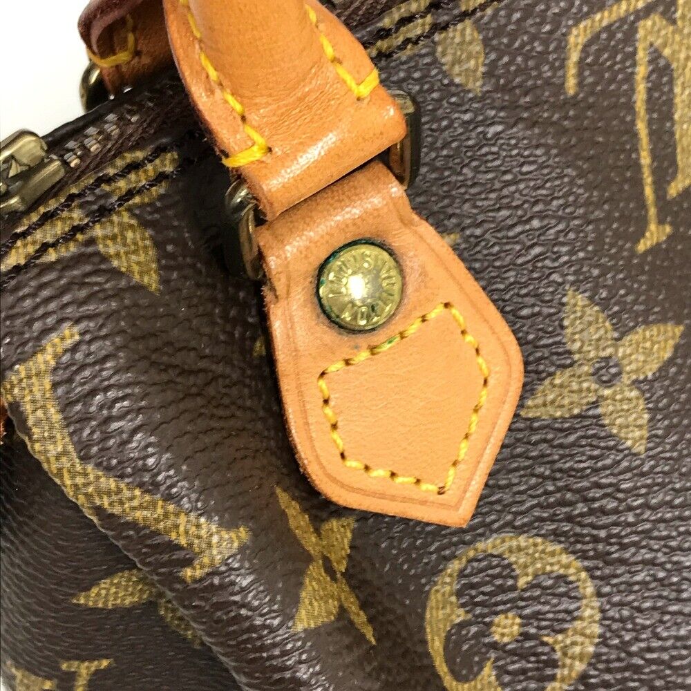 LOUIS VUITTON Monogram Mini Speedy Small Handbag M41534 Brown