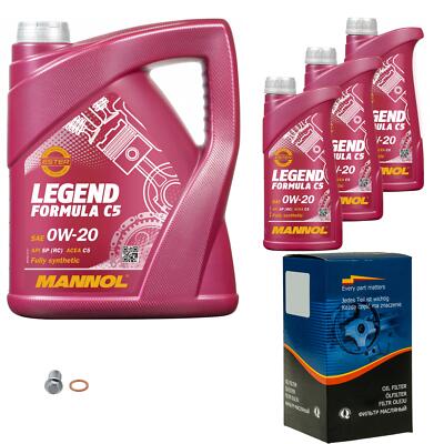 KRAFT Ölfilter 8 L MANNOL 0W-20 Legend Formula C5 für Mercedes E-Klasse