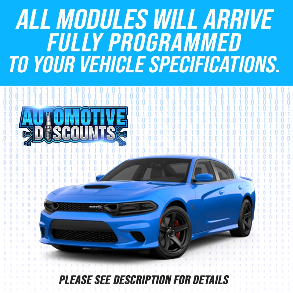 Dodge Charger Magnum 300 2008 2,7 L ecu motor PCM computadora enchufable y play Foto 2 de 4