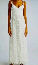 Zimmermann butterfly Linen & Silk Maxi Dress