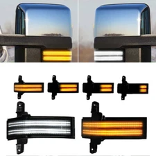DYNAMIC 120LED SIDE SIGNAL MIRROR LIGHT FOR 2015-2019 GMC SIERRA 2500HD 3500HD