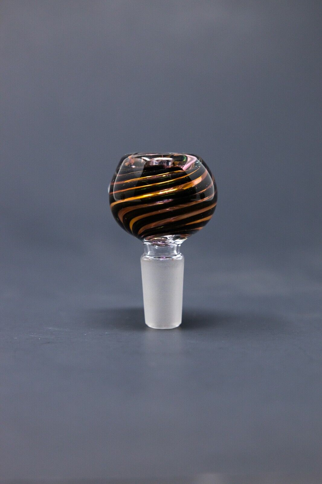 14MM Black Swirl Thick Glass Tobacco Hookah Water Pipe Bong Bowl - Fast Shipping. Available Now for 10.99