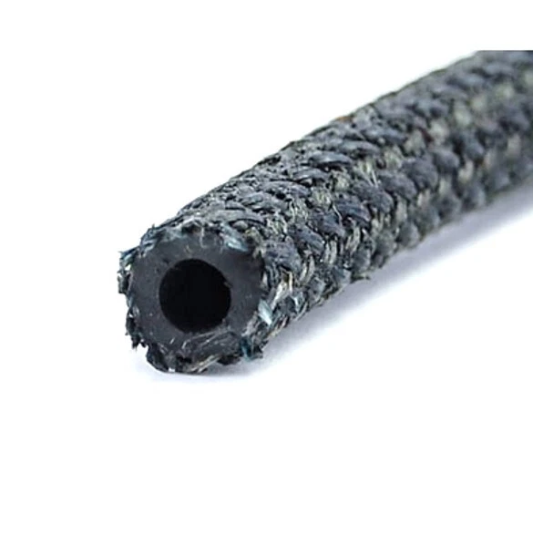 Manguera de vacío (3,5 X 7,5 mm) tela exterior trenzada para BMW 1997-2018 negra 1 metro Foto 2 de 3