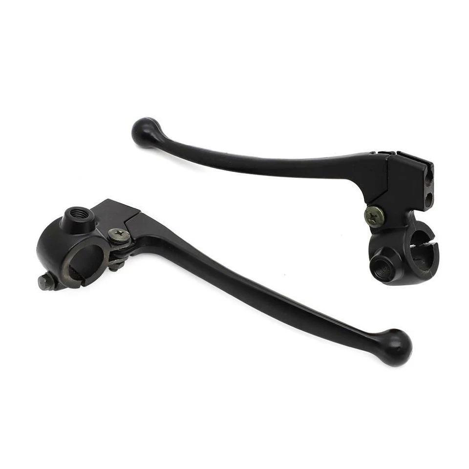 For Yamaha Brake Clutch Lever Set w/ 10mm Mirror Mounts Fit 7/8" Handlebars Foto 2 de 4