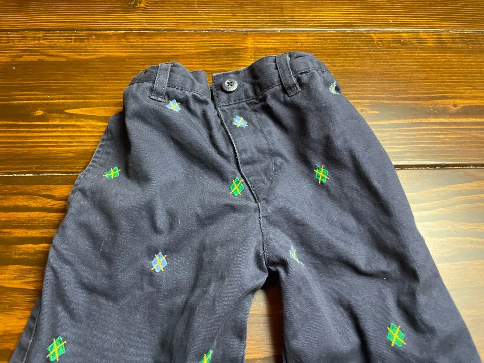 Kitestring by Hartstrings Pants, Girl's 4T Toddler, Navy Blue, Adjustable Waist - Image 3 of 4