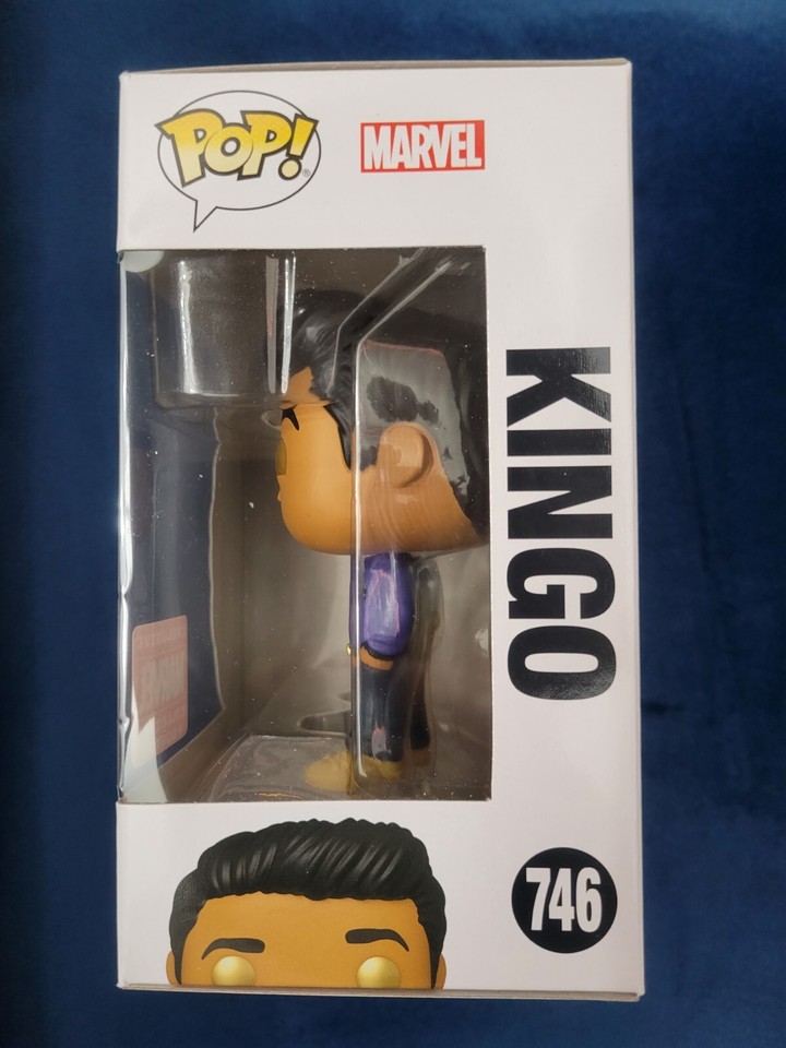 Funko Pop Eternals Kingo Funko Pop! Kingo Eternals - Figura Vinyl Con Scheda Collezionabile, Entertainment Earth Exclusive Figura Collezionabile Vinile