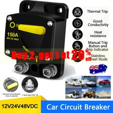 Advanced Car Boat Circuit Breaker Fuse Reset 30A 300A AMP Waterproof 12V 48V DC