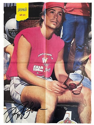Rob Lowe Poster aus dem israelischen Magazin ''Lahiton'', kleinere Mängel