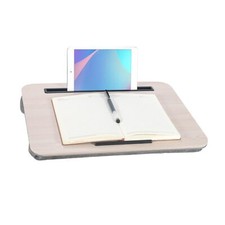 Lap Desk Portable Laptop Desk Fits Up to 16  Laptops with Tablet Slot Built-i...