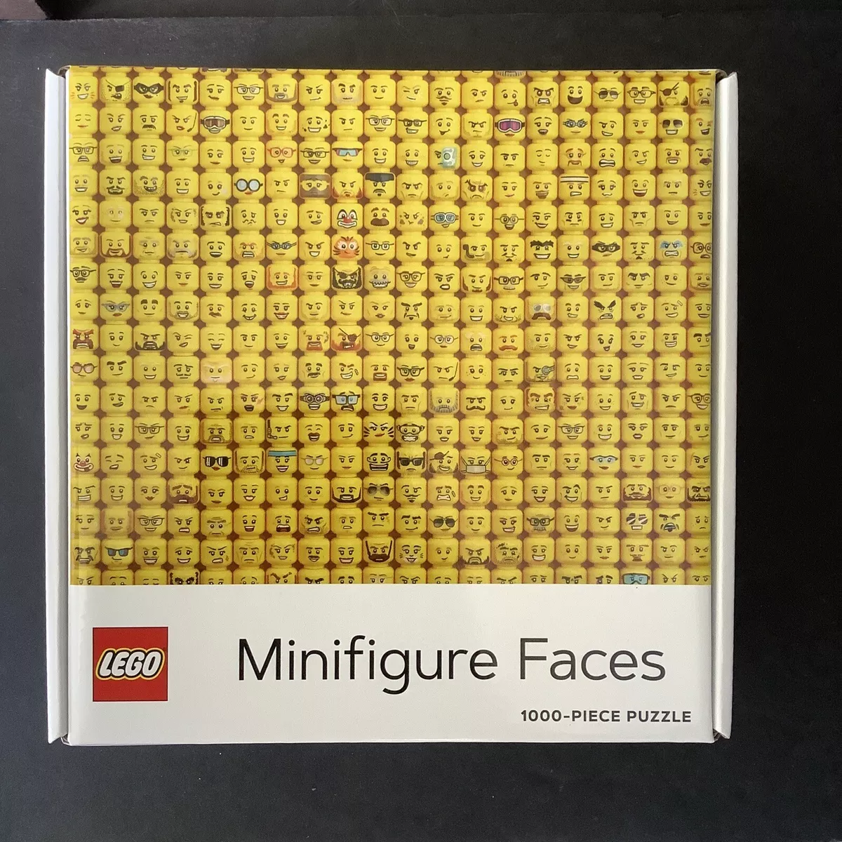  LEGO Minifigure Faces 1000-Piece Jigsaw Puzzle : LEGO