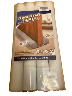 Holikme NIP Grey Door Draft Stopper 36 