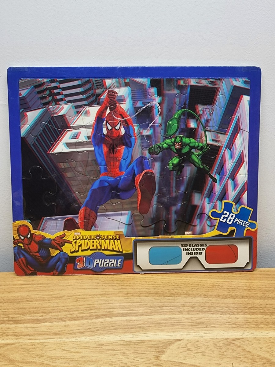 SEALED Spider-Sense SPIDER-MAN 3D Kid's 28-Piece Puzzle with