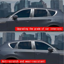 Fit for Mazda CX-60 2023 2024 Chrome Car Window Frame Glass Strip Cover Trim