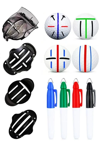 8 Pack Precision Golf Ball Marker, Upgrade Golf Accessories, 4 Golf Ball Mark...