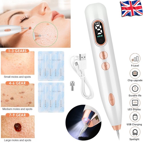 LCD Laser Skin Tag Freckle Wart Dot Mole Remove Pen Dark Spot Tattoo