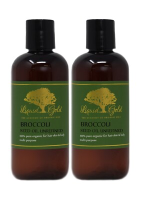 24 oz Premium Liquid Gold Extra Virgin Unrefined Broccoli Seed Oil Pure Organic