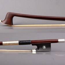 E.SARTORY Copy Master Antique Pernambuco Violin Bow 4/4 Parisian eye Frog Silver