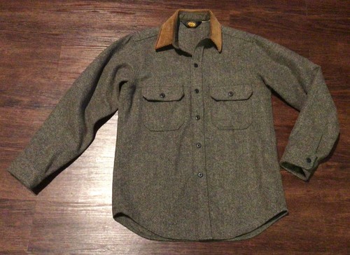 Woolrich Mens ThickWool Shirt Jacket 
