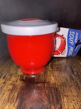 Plastic Jumbo Soup Mug, On-The-Go Soup, 22.72 Ounce, Holds Whole Can Of Soup