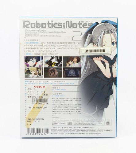 Robotics Notes 2 Complete Production Limited Edition Blu-ray Anime New Sealed - Picture 2 of 2