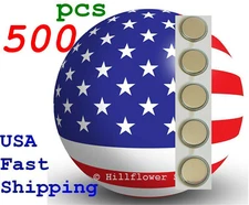 500 pcs CR1616 1616 LM1616 BR1616 Bulk 3V Lithium Battery