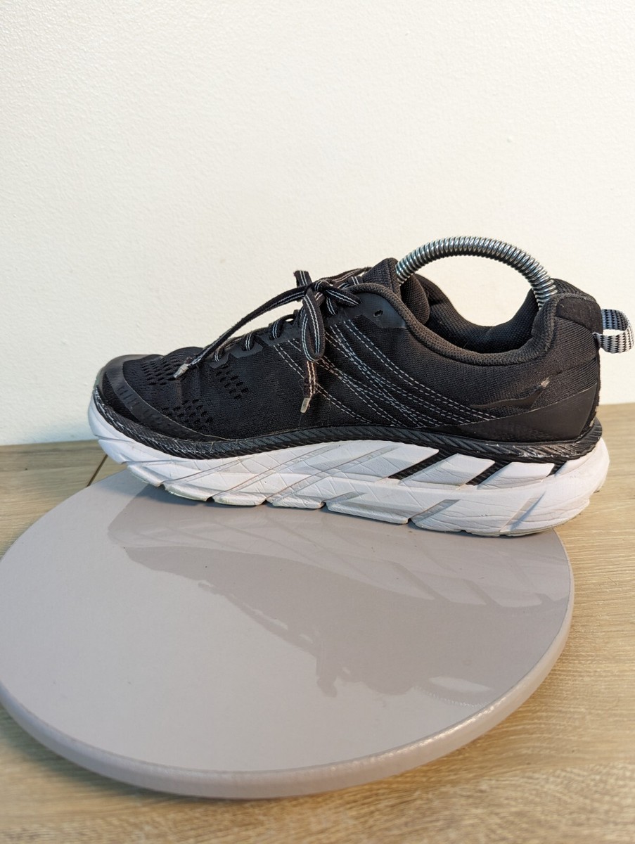Hoka One One Clifton 6 Size 9 Black White Trim Running Shoes  display picture 1