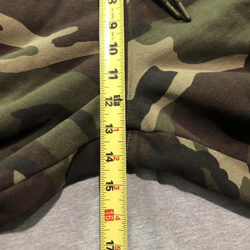 CSG Fleece Cargo Shorts Men's Large Drawstring Casual Camouflage Green - 第 6/10 張圖片