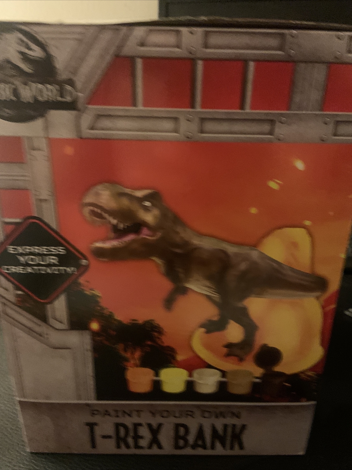 Jurassic World Paint Your Own Trex Dinosaur Coin Bank for sale online eBay