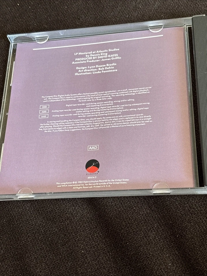 Bread - Anthology of Bread (CD, 1990, Rock, Elektra) Folk, Country, Pop Foto 4 de 4