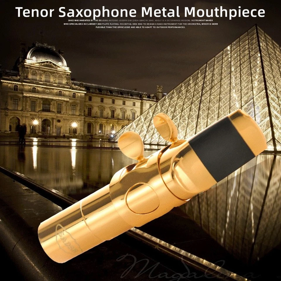 PROFESSIONAL Mundstück Saxophon Mundstück Messing leichtes Tenorsaxophon gold