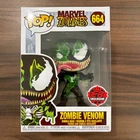 Funko Pop! Marvel Zombies - Zombie Venom #664 EBGames Sticker - Not Mint Box