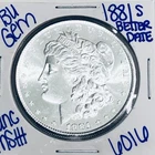 1881 S BU UNCIRCULATED MORGAN SILVER DOLLAR AUTHENTIC U.S.MINT FREESHIPPING 6016