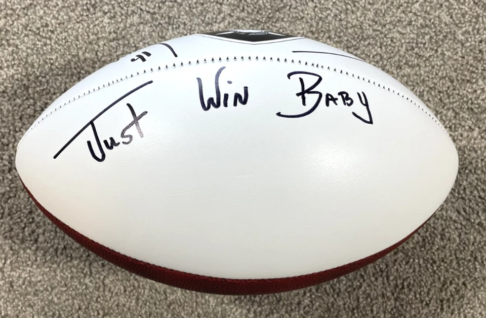 OAKLAND RAIDERS PHIL VILLAPIANO #41 FIRMADO EQUIPO DE FÚTBOL AMERICANO CON MÚLTIPLES INSCRIPCIONES PSA/DNA Foto 3 de 4