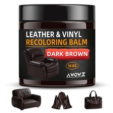 Leather Recoloring Balm 10oz - Dark Brown Scratch Repair Color Restore