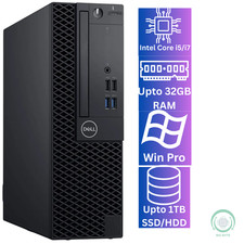 Dell Windows 11 Pro Desktop Computer PC Up To i7 Processor. 32GB RAM 2TB SSD/HDD