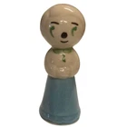 Vintage Shawnee Pottery Darn Aide Sock Darner USA Ceramic Lady 1940s Collectible