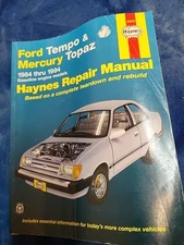 1984-94 Ford Tempo and Mercury Topaz Haynes Repair Manual 36078