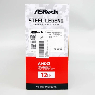 RX 7700 XT listing on ebay