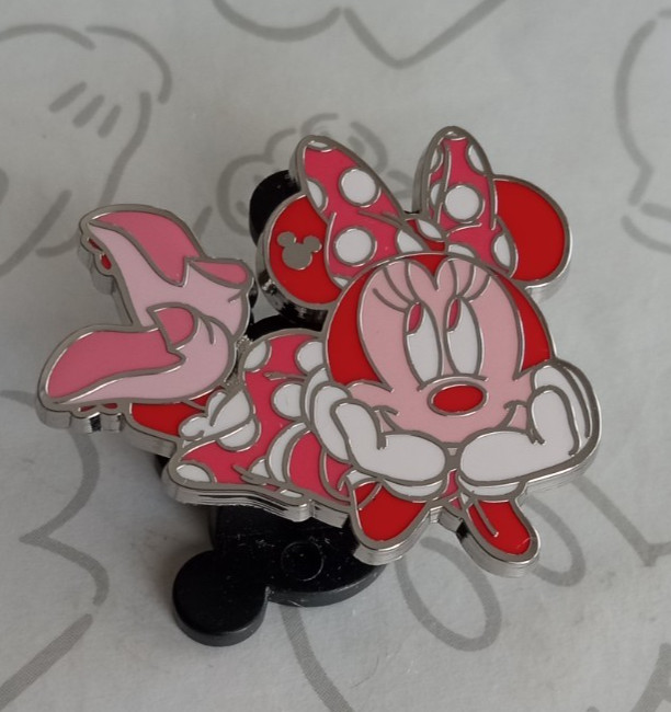 Minnie Mouse Pink Color Story 2025 Hidden Mickey DLR Disney Pin 170965